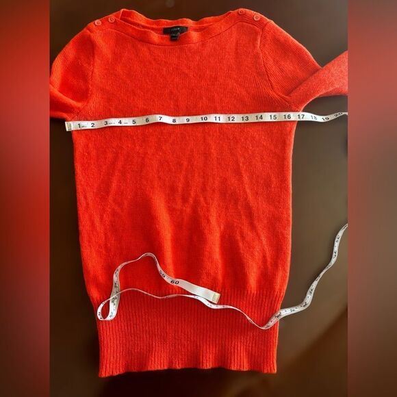 J. Crew Wool Mohair Sweater Boat Neck with Shoulder Buttons Size M - Picture 10 of 15